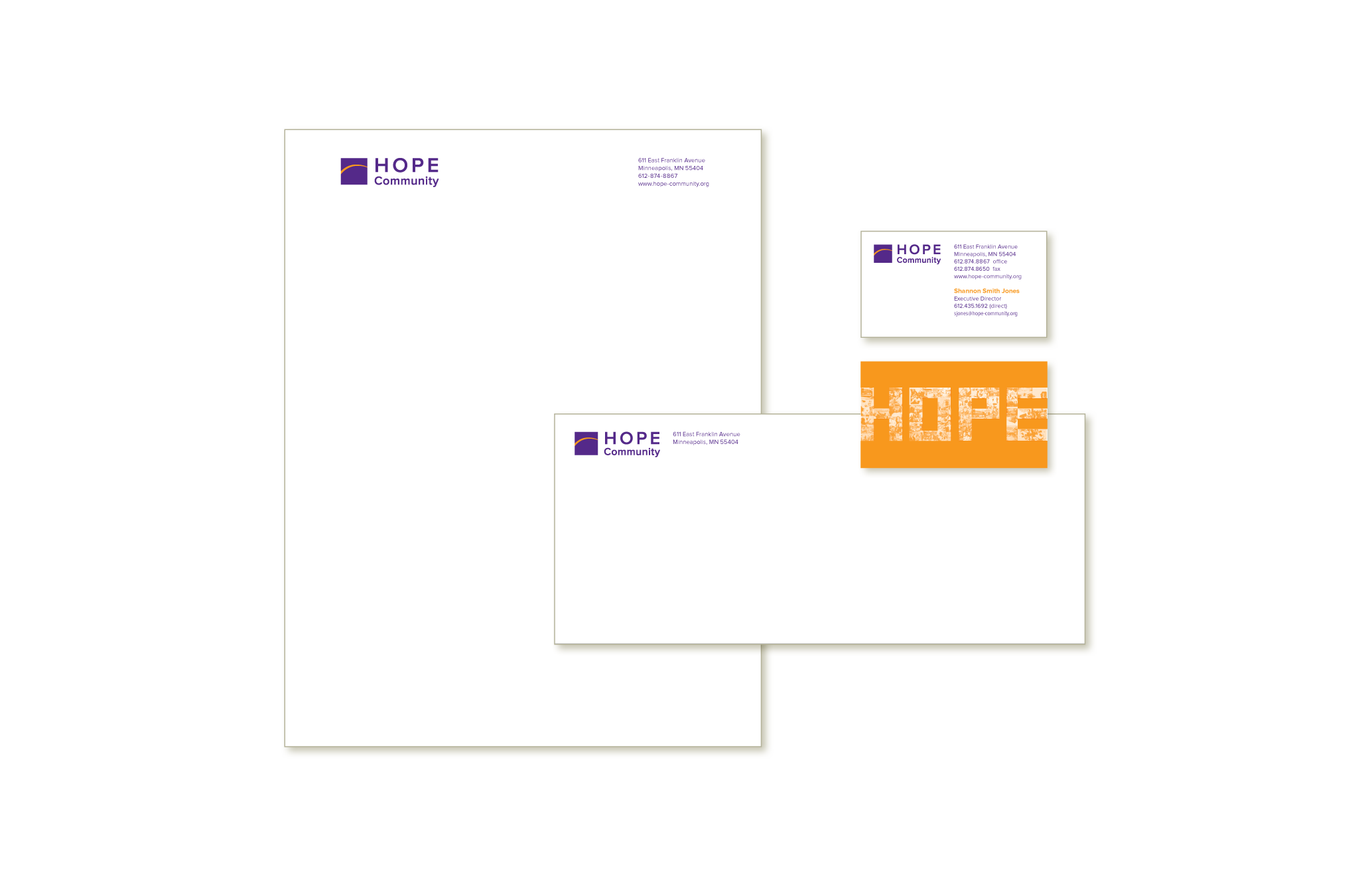 Hope Community business stationery