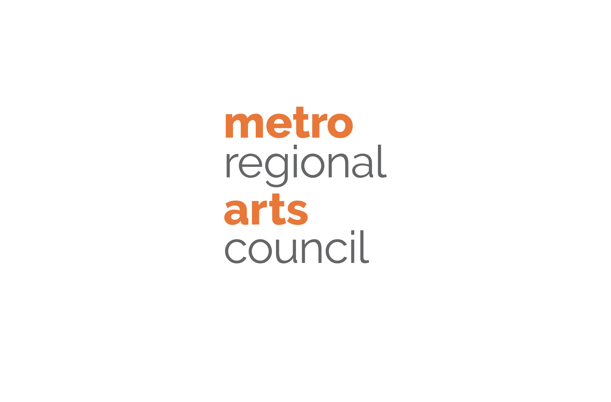 Metropolitan Regional Arts Council new 2-color logo