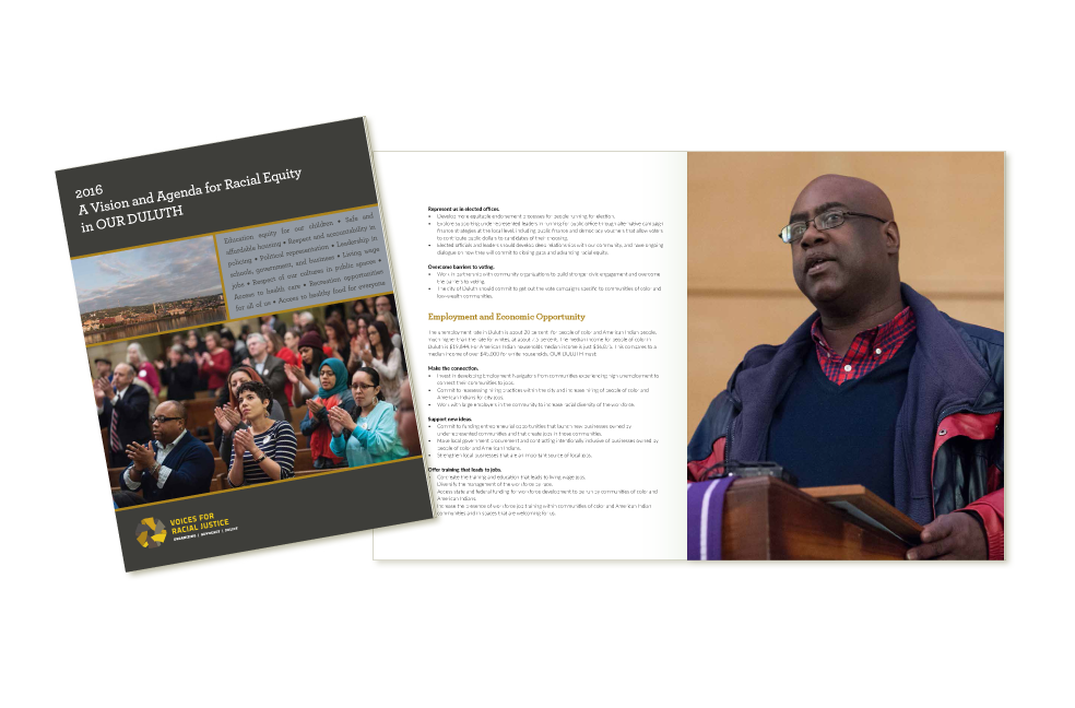 2016 Duluth agenda design for Voices for Racial Justice