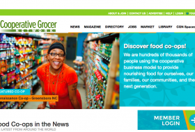 Cooperative Grocer website home page  www.grocer.coop