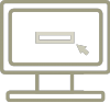 Drawing of a computer with a cursor and a dialog box